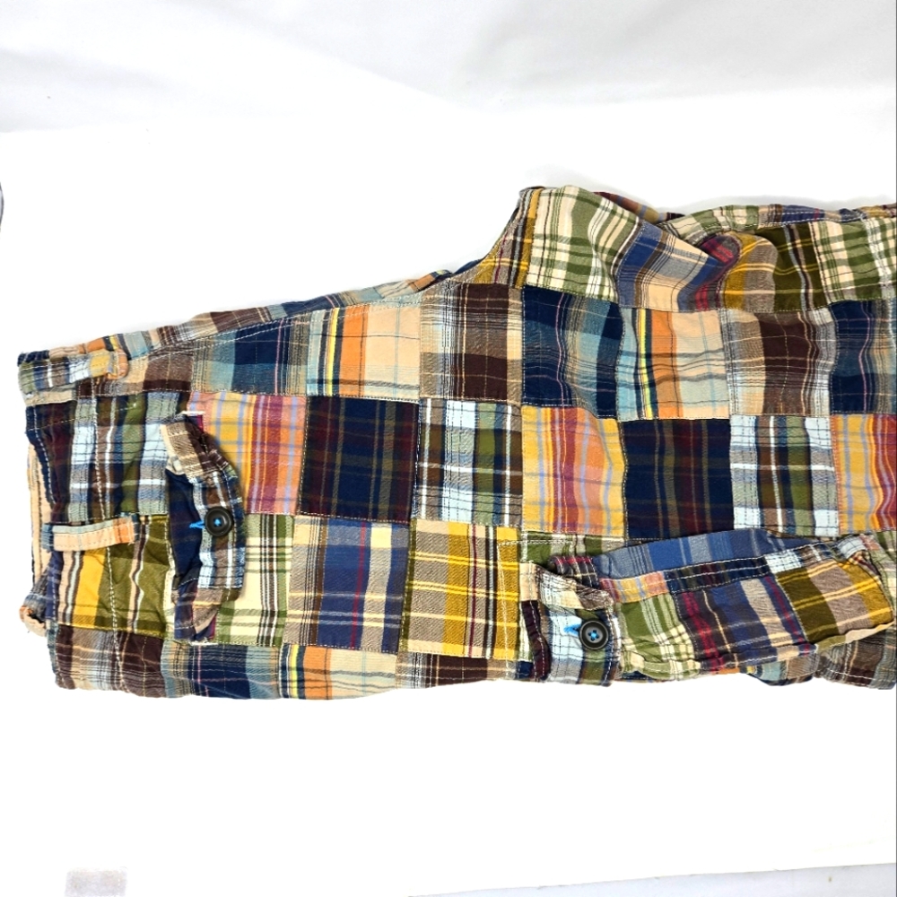 American Eagle Patchwork Cargo Shorts Size 34 Mul… - image 5